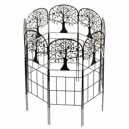 6 Ft. Tree of Life Tall Iron Garden Edging | Plow & Hearth