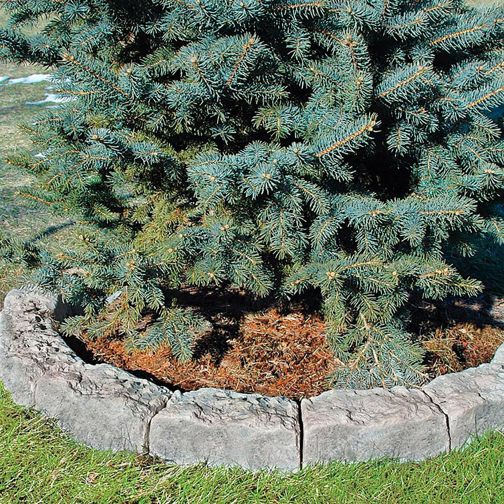 Made in America Mock Rock Block Edging Kit | Plow & Hearth