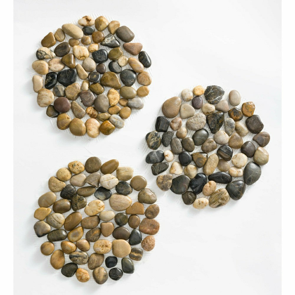 River Rock Stepping Stones, set of 3 | Plow & Hearth