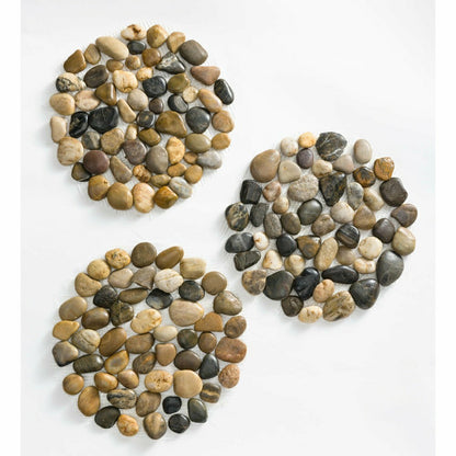 River Rock Stepping Stones, set of 3 | Plow & Hearth