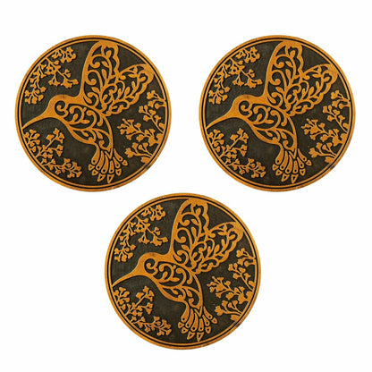 Recycled Rubber Stepping Stones, Set of 3 | Plow & Hearth