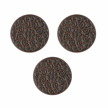 Recycled Rubber Stepping Stones, Set of 3 | Plow & Hearth