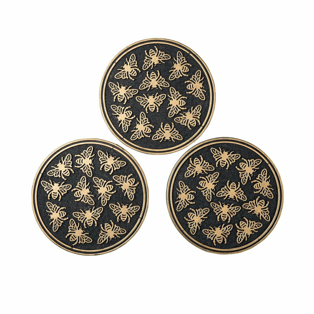 Recycled Rubber Stepping Stones, Set of 3 | Plow & Hearth