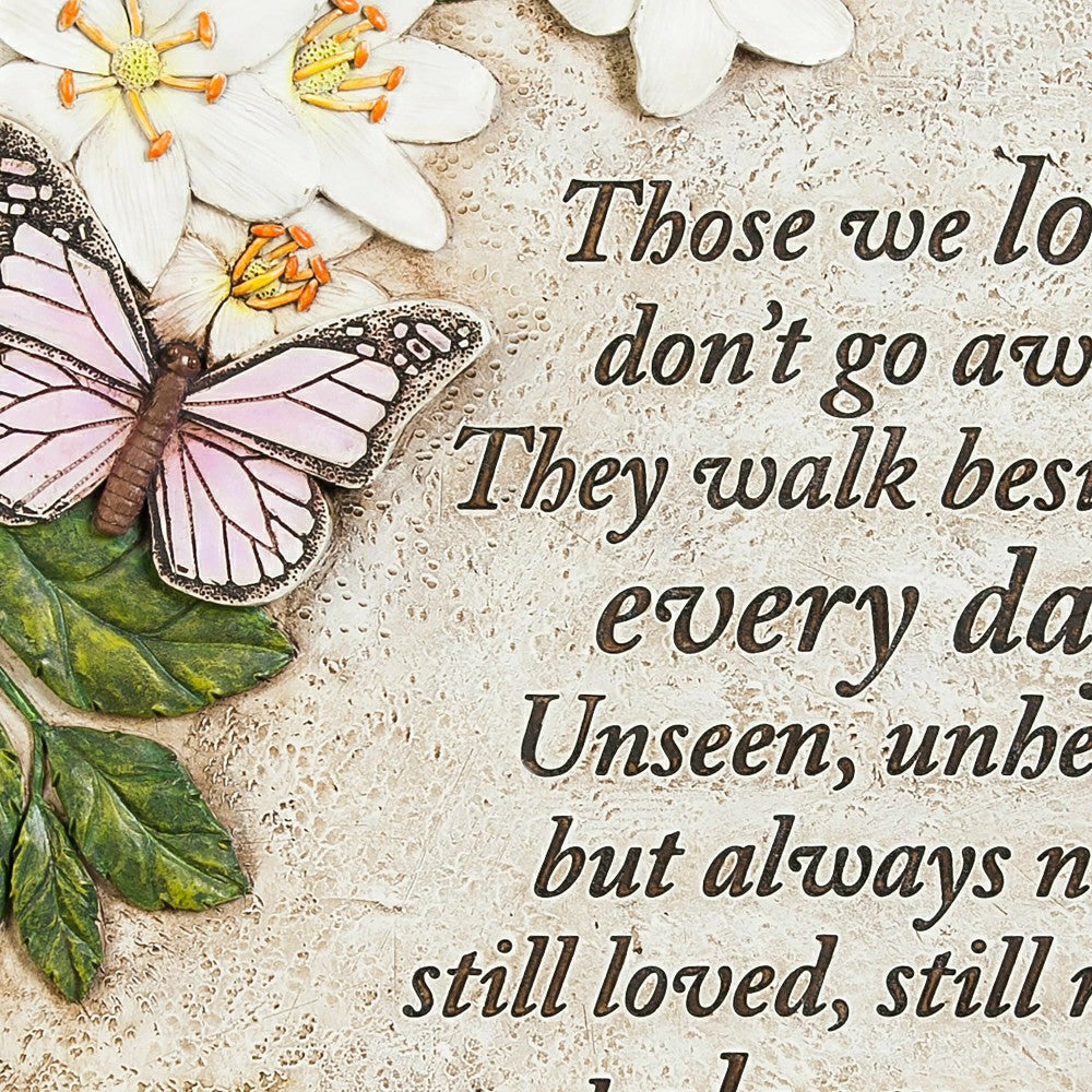 Those We Love Butterflies Memorial Garden Stone | Plow & Hearth