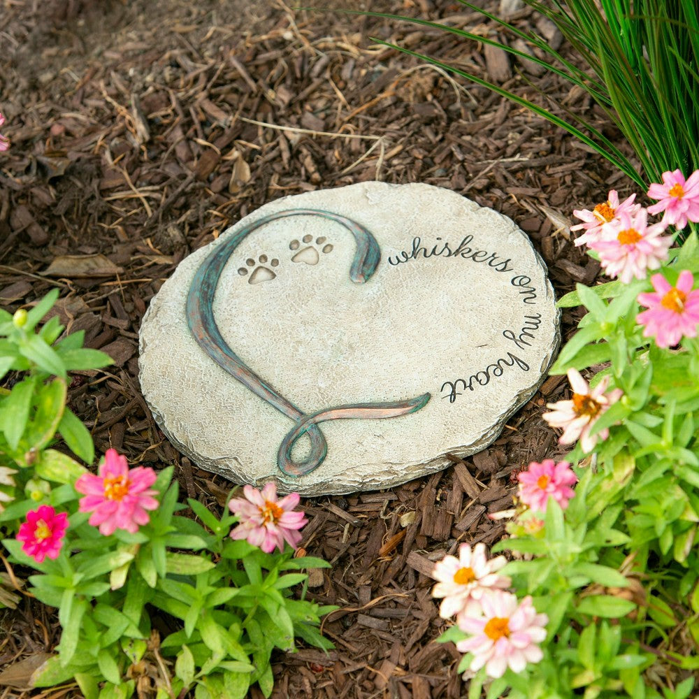 Whiskers On My Heart, Garden Stone | Plow & Hearth