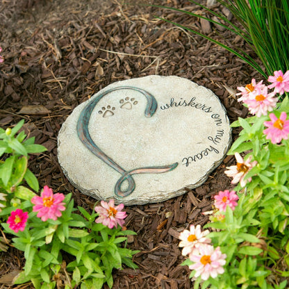 Whiskers On My Heart, Garden Stone | Plow & Hearth