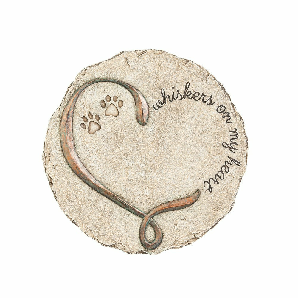 Whiskers On My Heart, Garden Stone | Plow & Hearth