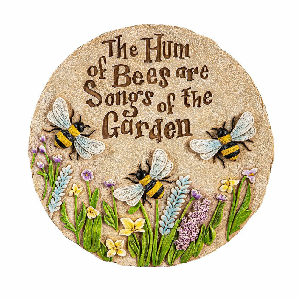 Springtime Garden Stone, Humming Bees | Plow & Hearth