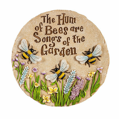 Springtime Garden Stone, Humming Bees | Plow & Hearth