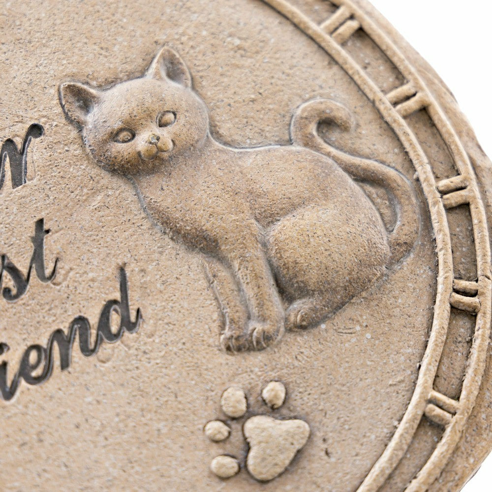 Concrete Cat Memorial Stepping Stone | Plow & Hearth