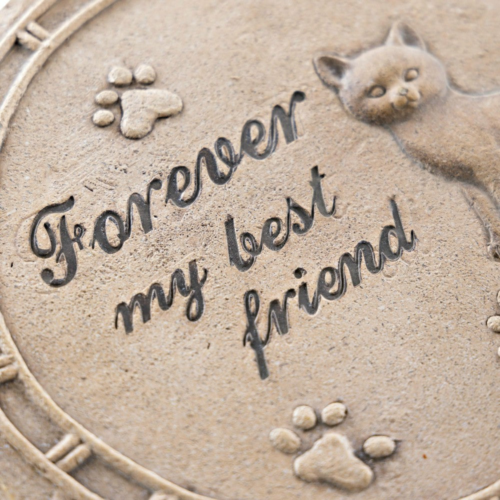 Concrete Cat Memorial Stepping Stone | Plow & Hearth