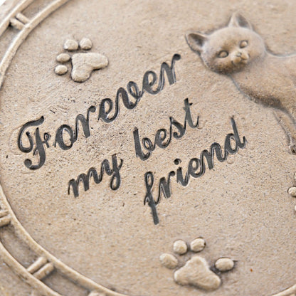 Concrete Cat Memorial Stepping Stone | Plow & Hearth