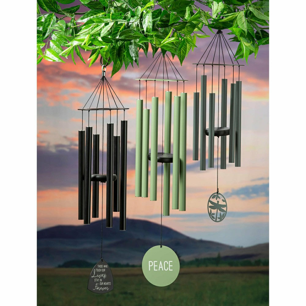 "Stay in Our Heart Forever" Hand-Tuned Avria Wind Chime, 30" H | Plow & Hearth