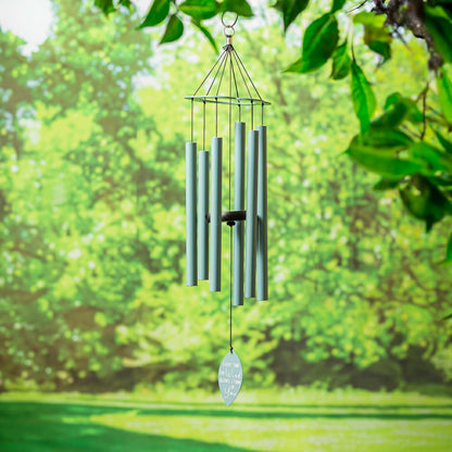 Hand Tuned Memorial "Every Time The Wind Blows I Think Of You" Wind Ch | Plow & Hearth
