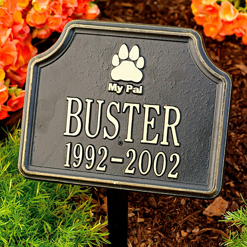 Black My Pal Pet Memorial | Plow & Hearth