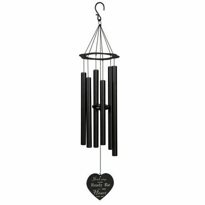 "Your Wings Were Ready" Avria Hand-Tuned Wind Chime, 30" H | Plow & Hearth