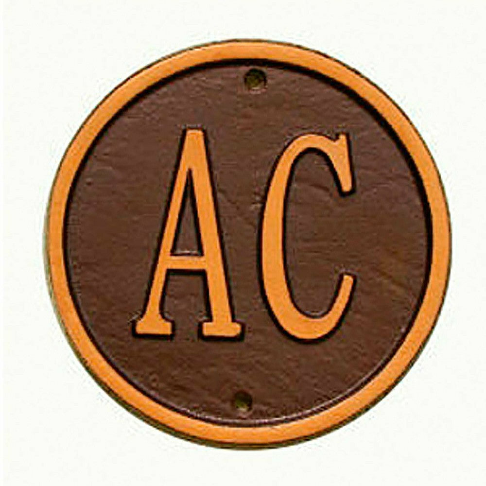 Beaded Oval Lawn Personalized Address Plaque | Plow & Hearth