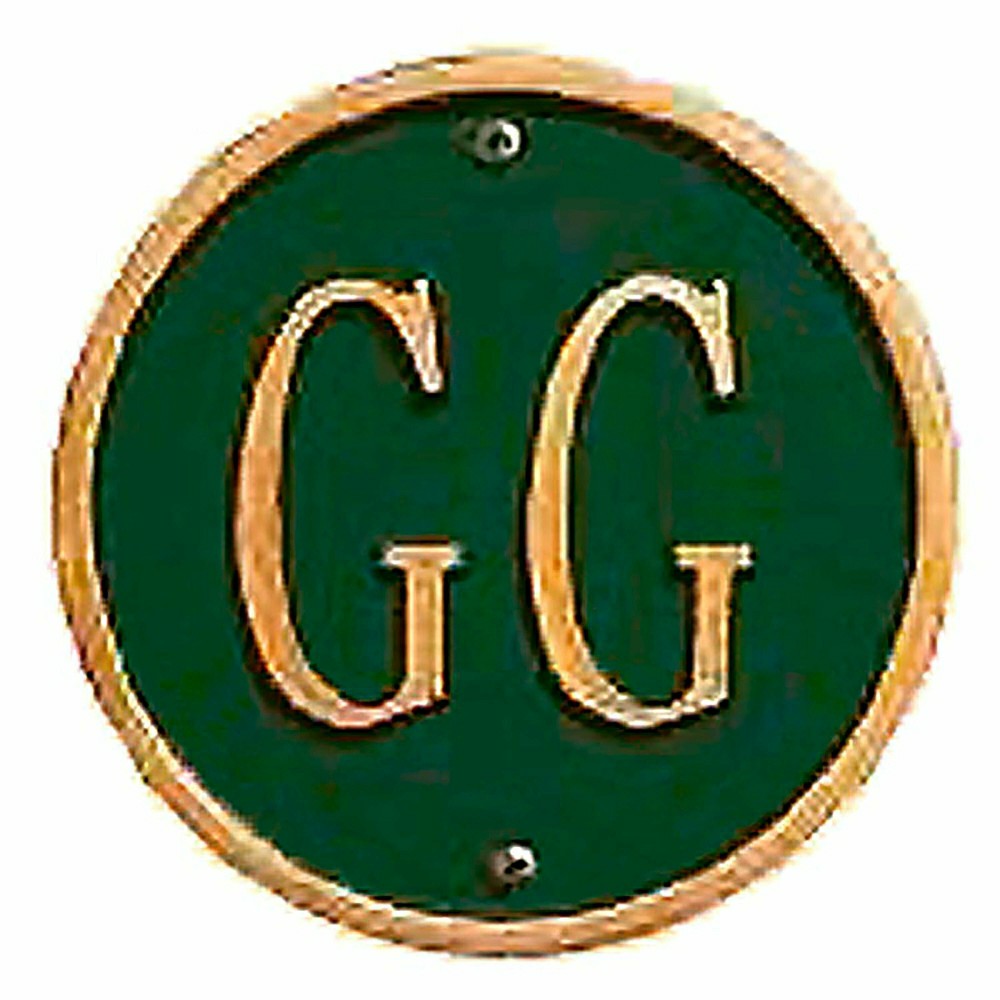 Beaded Oval Lawn Personalized Address Plaque | Plow & Hearth