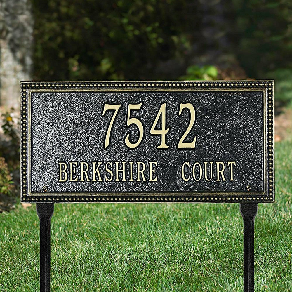 Beaded Lawn Plaque | Plow & Hearth