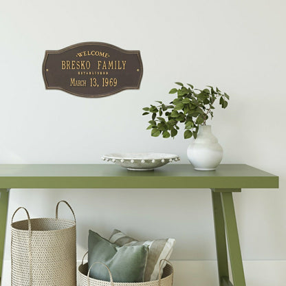 Heirloom Personalized Welcome Plaque | Plow & Hearth