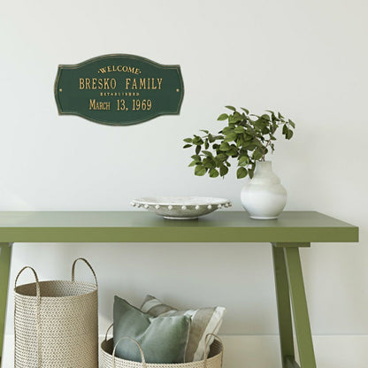 Heirloom Personalized Welcome Plaque | Plow & Hearth
