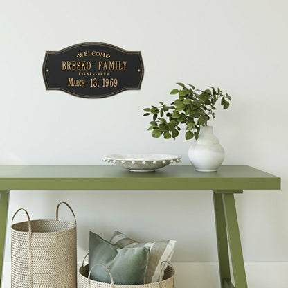 Heirloom Personalized Welcome Plaque | Plow & Hearth