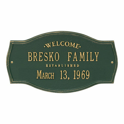 Heirloom Personalized Welcome Plaque | Plow & Hearth