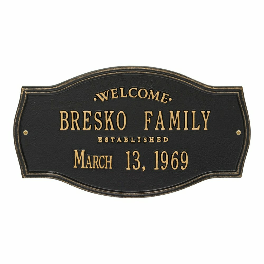 Heirloom Personalized Welcome Plaque | Plow & Hearth