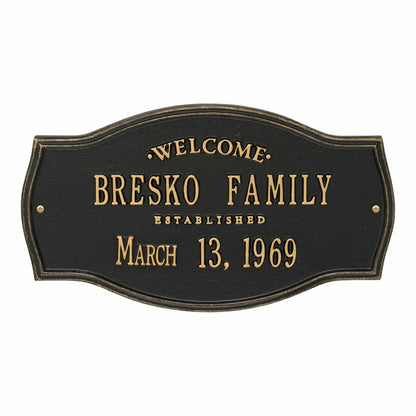 Heirloom Personalized Welcome Plaque | Plow & Hearth