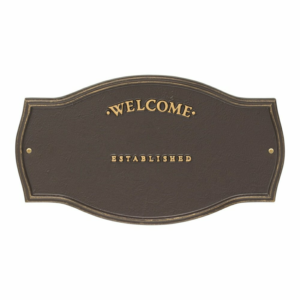 Heirloom Personalized Welcome Plaque | Plow & Hearth