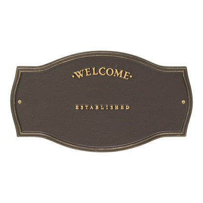 Heirloom Personalized Welcome Plaque | Plow & Hearth