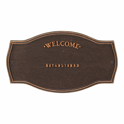 Heirloom Personalized Welcome Plaque | Plow & Hearth