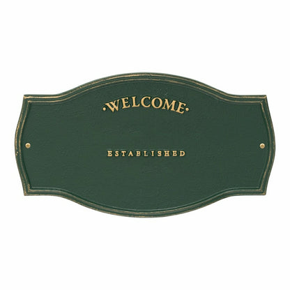 Heirloom Personalized Welcome Plaque | Plow & Hearth