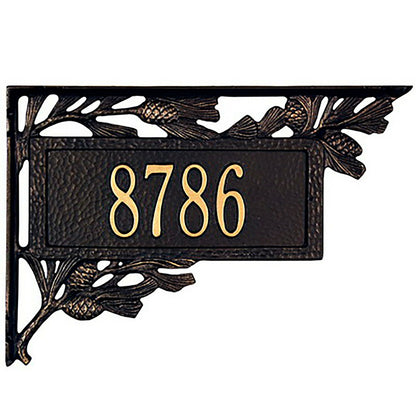 Pine Cone Address Plaque | Plow & Hearth
