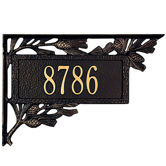 Pine Cone Address Plaque | Plow & Hearth