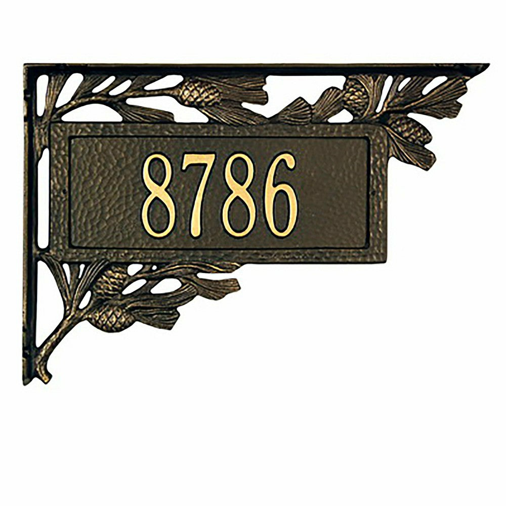 Pine Cone Address Plaque | Plow & Hearth
