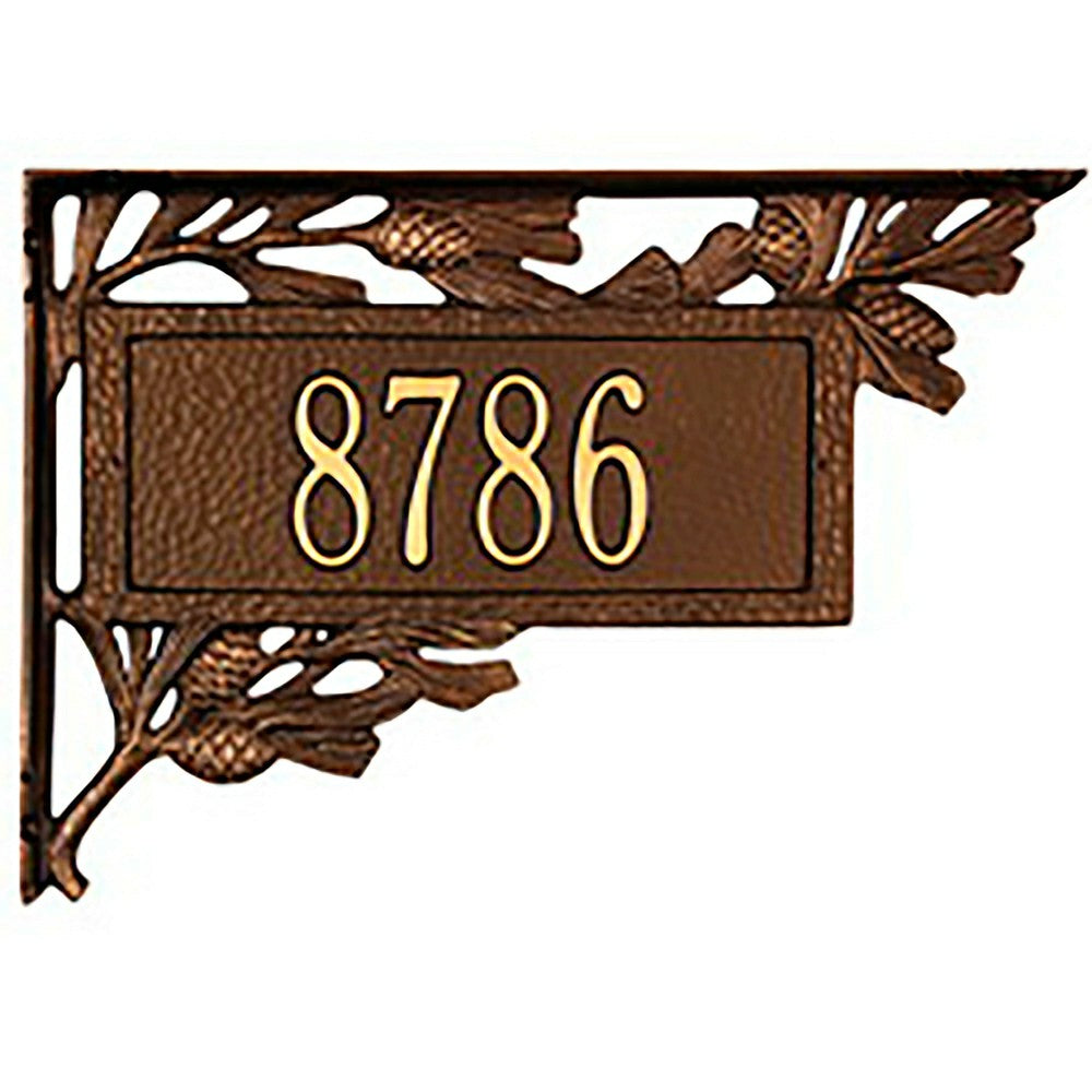 Pine Cone Address Plaque | Plow & Hearth
