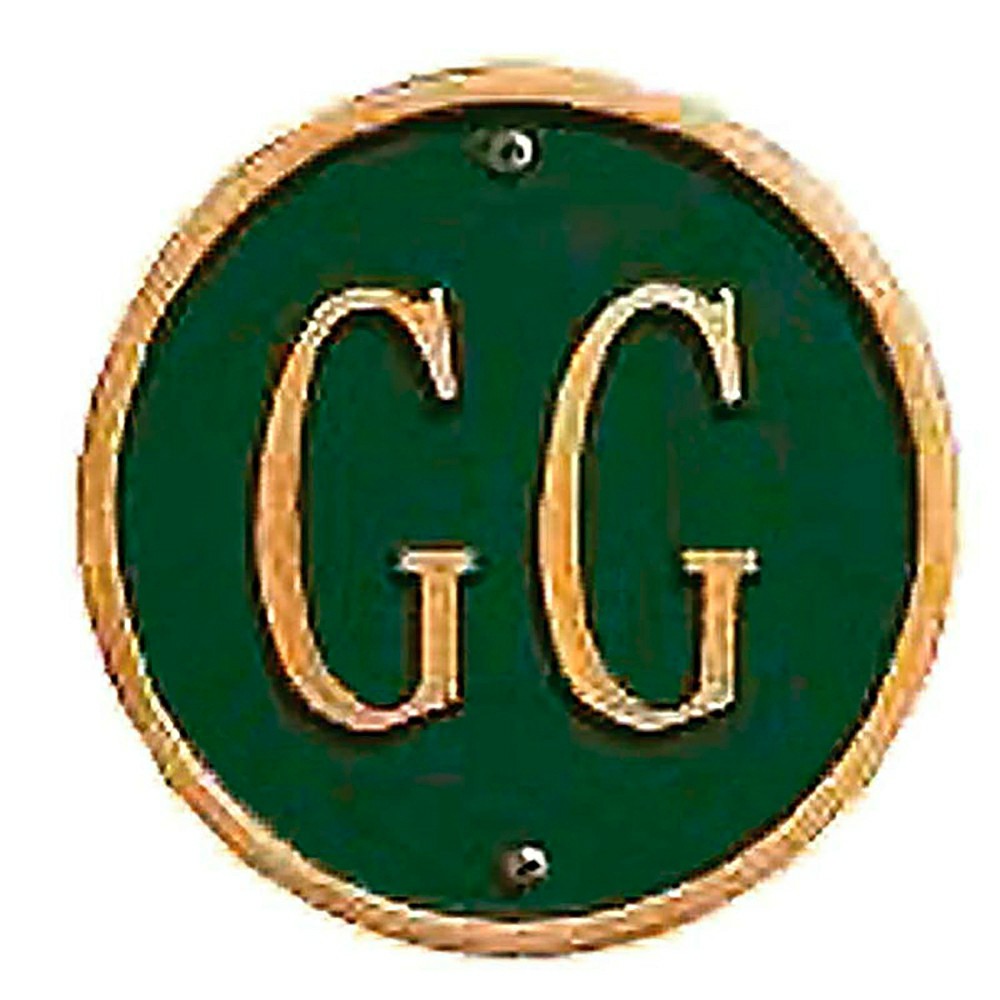 Aluminum Monogram Welcome Plaque | Plow & Hearth