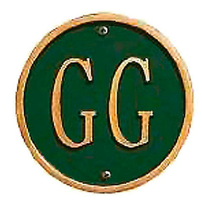 Aluminum Monogram Welcome Plaque | Plow & Hearth