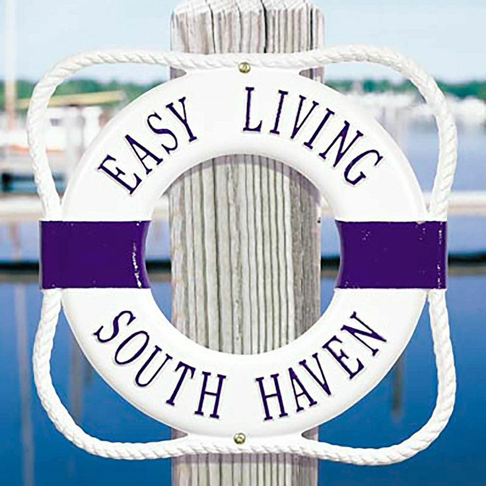 Personalized Life Ring Plaque | Plow & Hearth