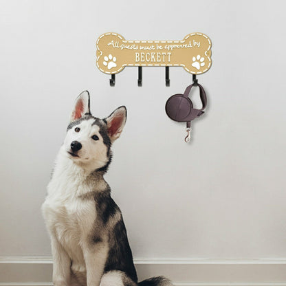 Beckett Paw Bone Hook Plaque, Black/Gold | Plow & Hearth