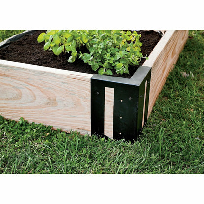 Steel Raised Bed Corner Brackets, Set of 4 | Plow & Hearth