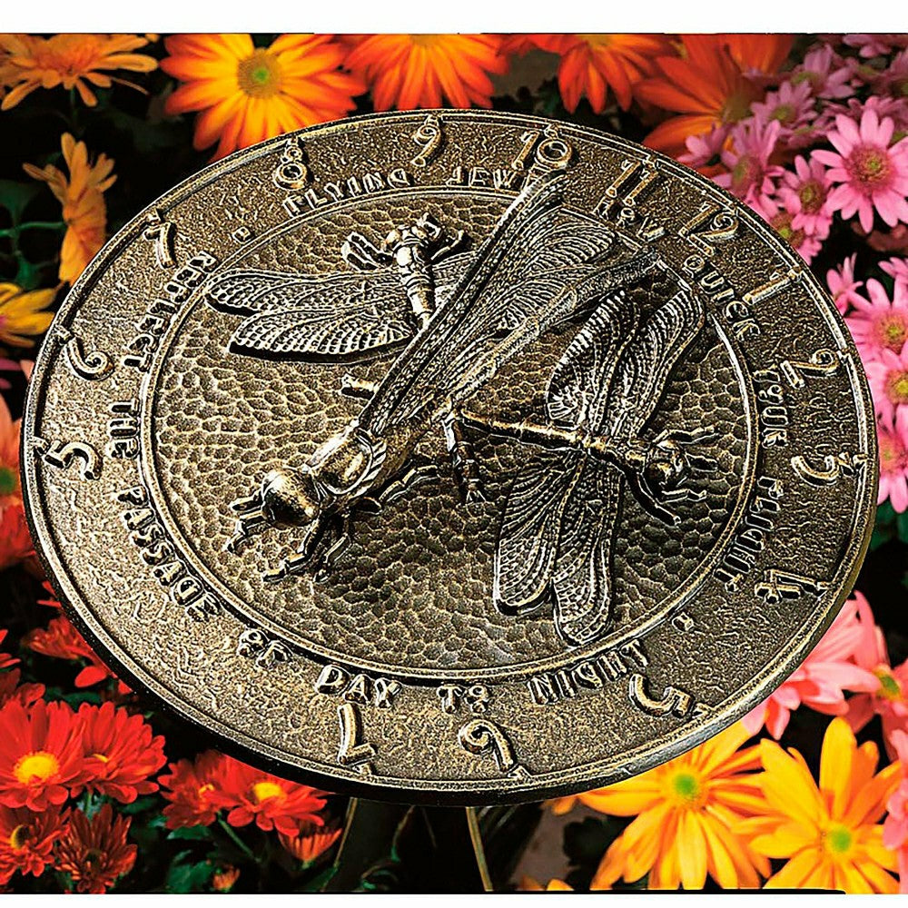 Made in America Recycled Aluminum Dragonfly Sundial | Plow & Hearth