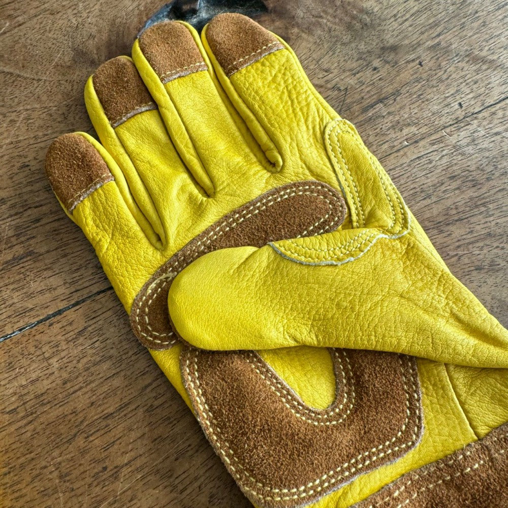 Long Garden Gloves - Rose Pruning Gloves (Soft Cowhide) | Plow & Hearth
