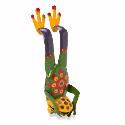 Set of 3 Hand Painted Frog Pot Hangers | Plow & Hearth