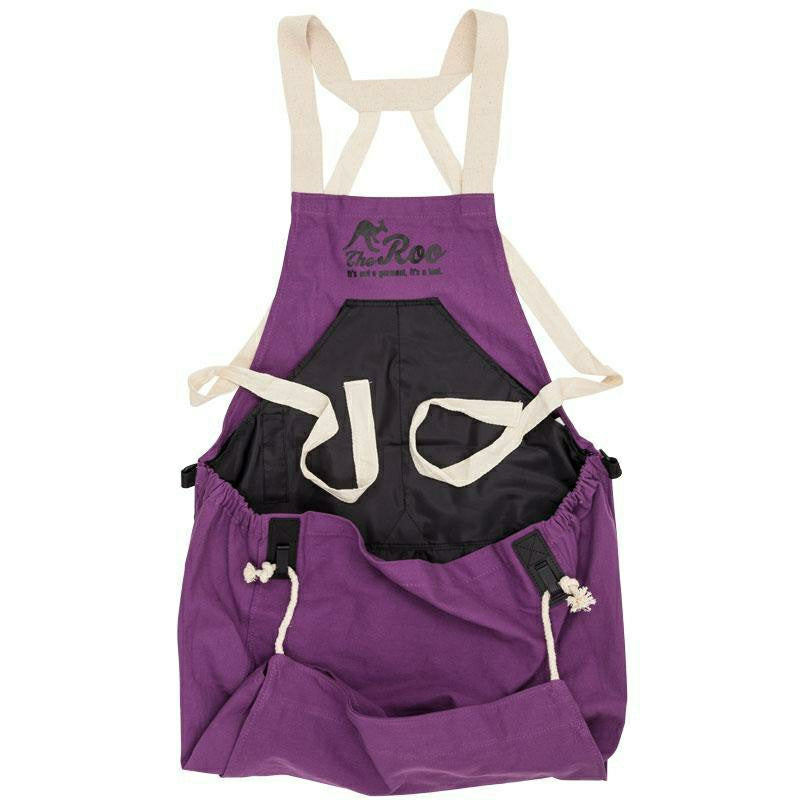 Roo Gardening Apron - Purple | Plow & Hearth