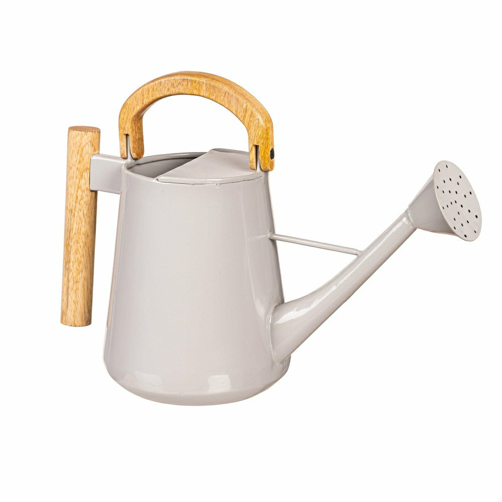 Wood and Metal Watering Can | Plow & Hearth