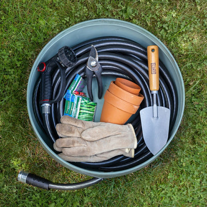Key West Blue Verdegris Hose Pot with Lid | Plow & Hearth