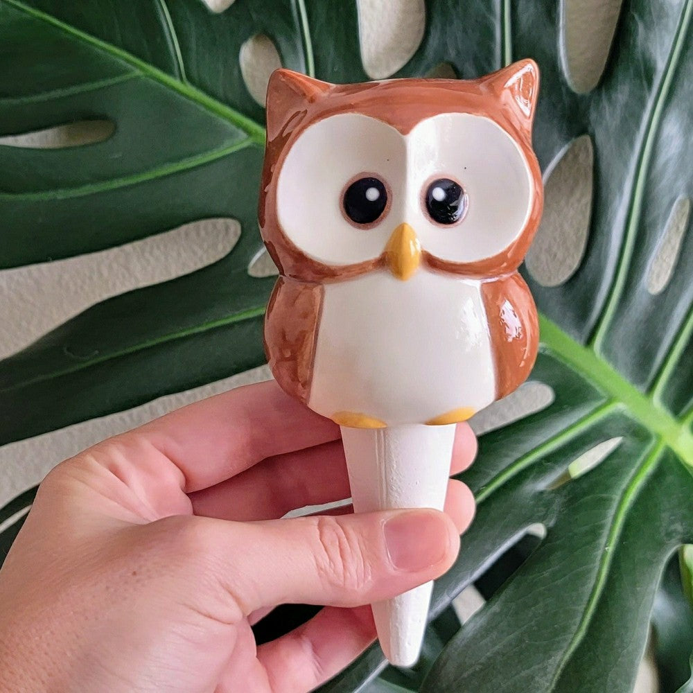 Owl Watering Spike | Plow & Hearth