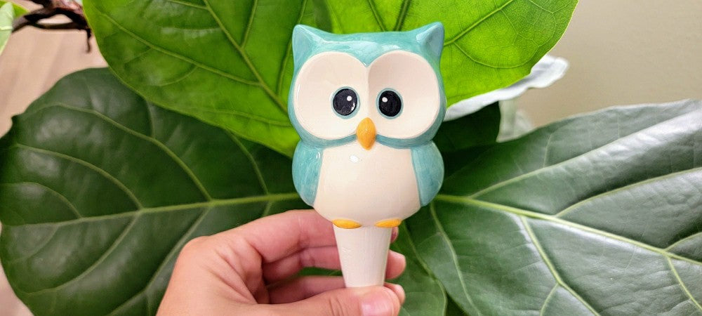 Owl Watering Spike | Plow & Hearth